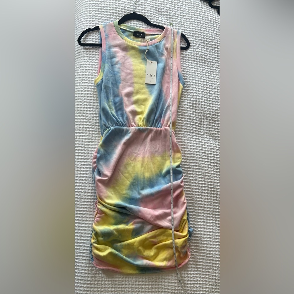 Vici Pastel Tie-Dye Dress New with Tags Size 2